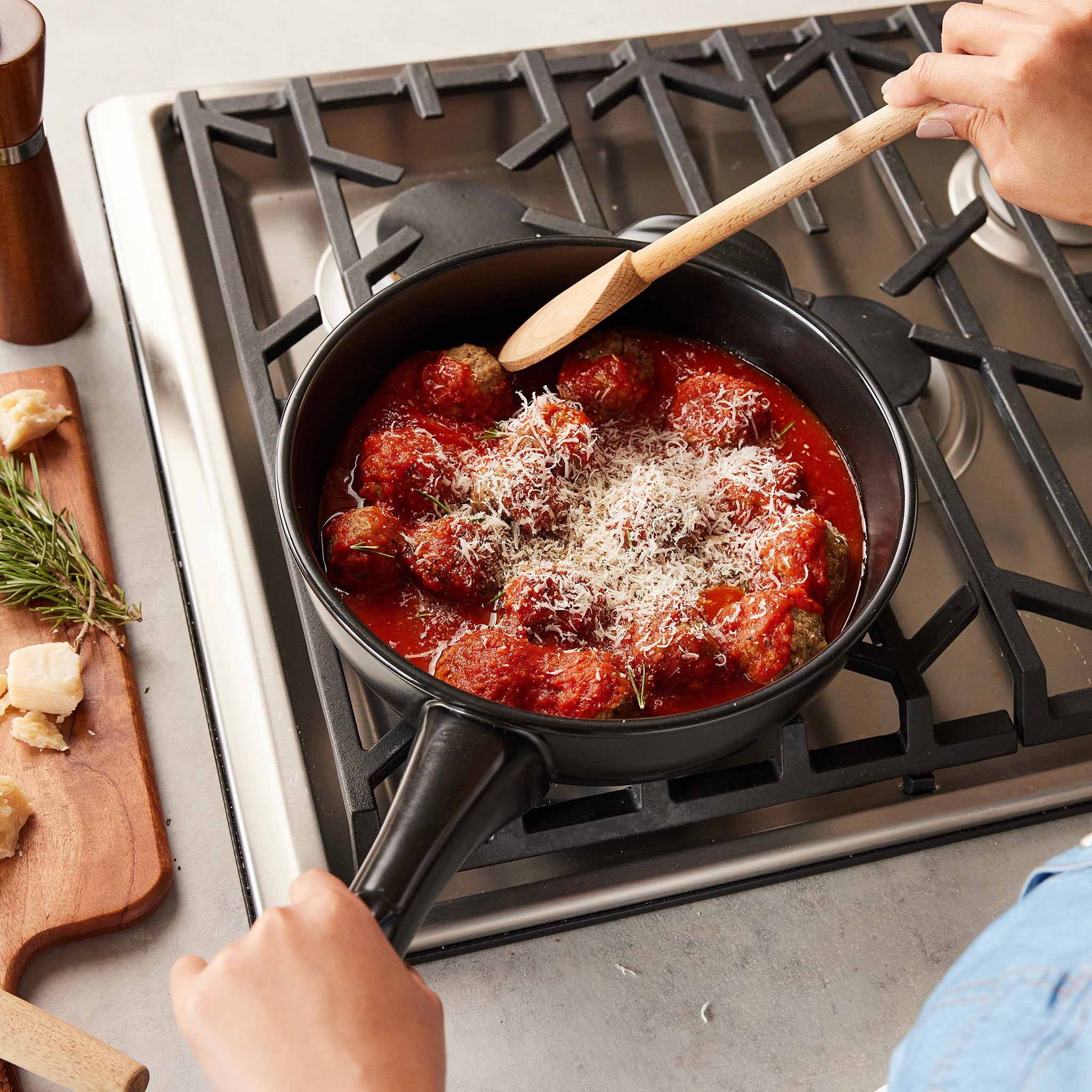 Saute Pan with Lid - Image 3